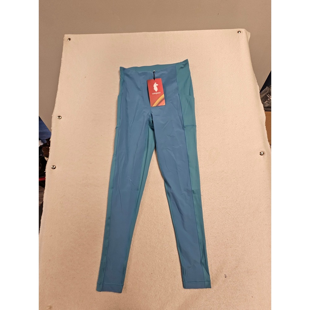Cotopaxi‎ Verso Hike Tight Womens S Poolside Blue Recycled Trail Leggings NWT